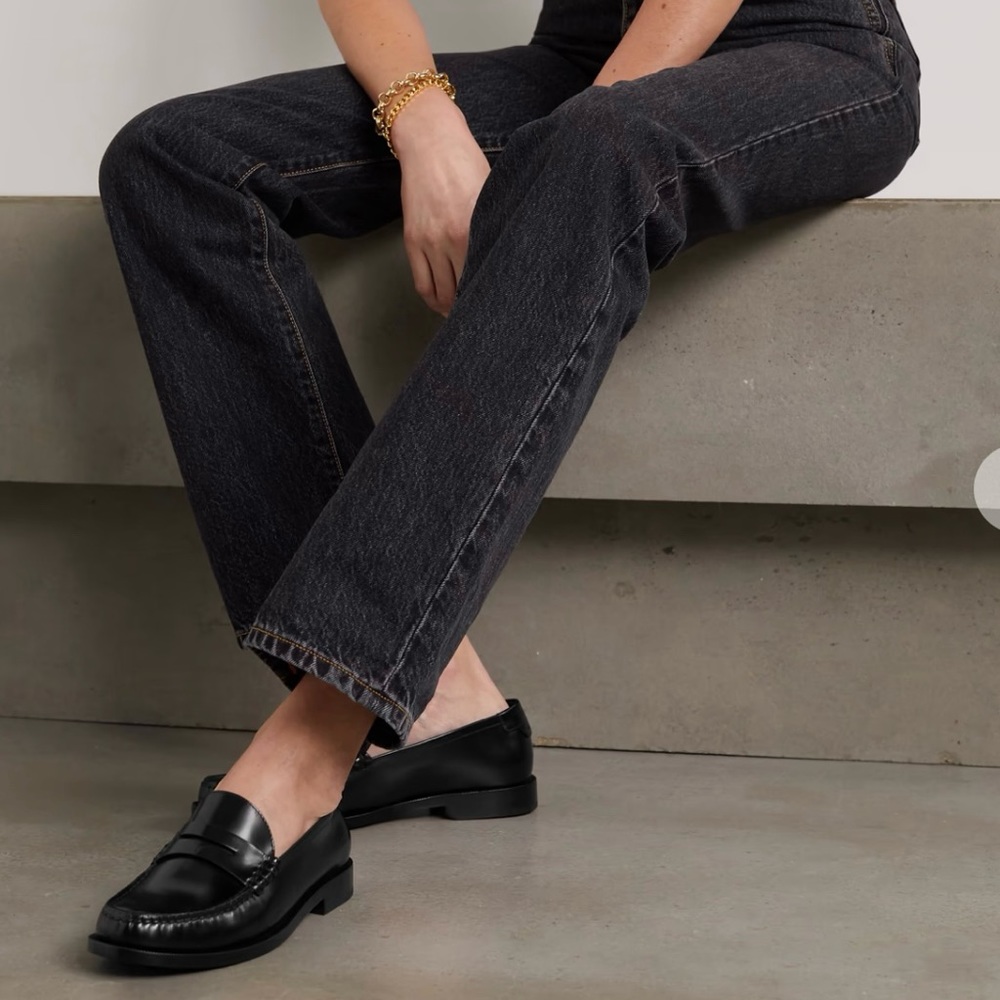 Saint Laurent Le Loafer Leather Loafers